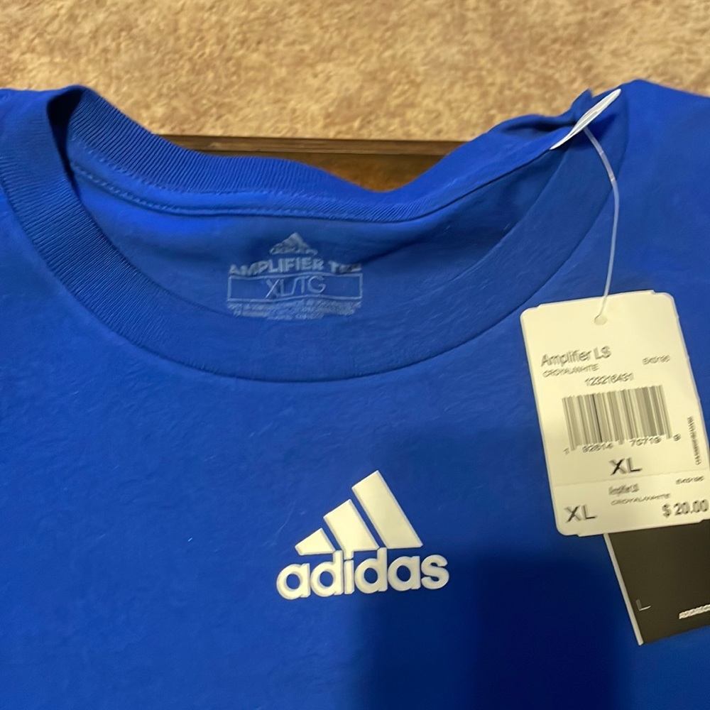 Adidas amplifier LS tee shirt